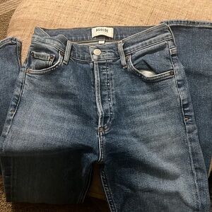 AGOLDE Nico High Rise Slim in Shoreline Sz 24